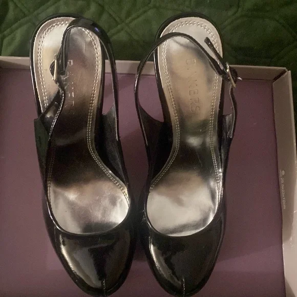 Black Platform Stilettos 5inch heel - Picture 3 of 4